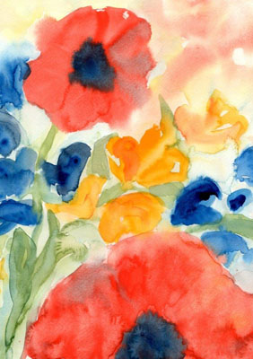 Mohn und Rittersporn